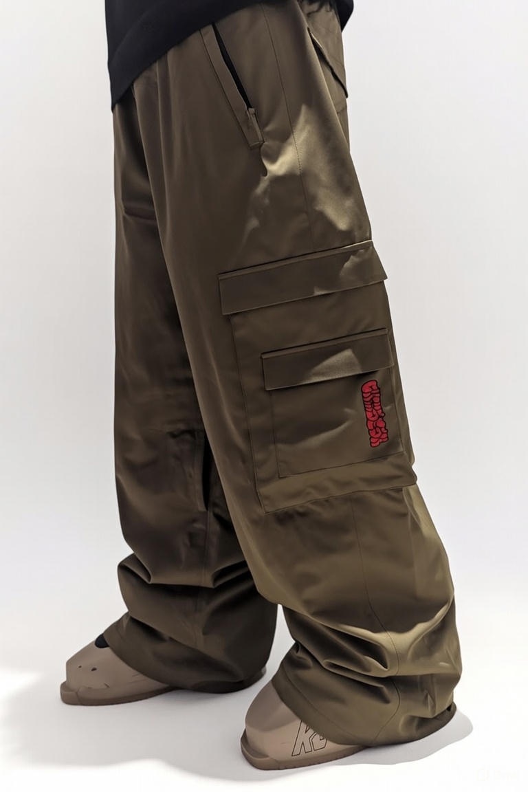 cargo snowpants (khaki-green)